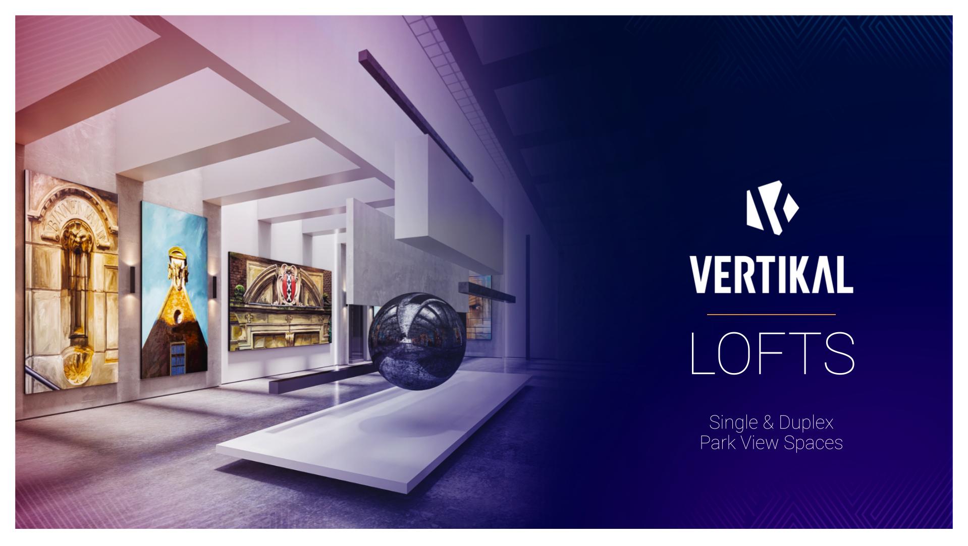 Loft Brochure cover from Vertikal Metaverse